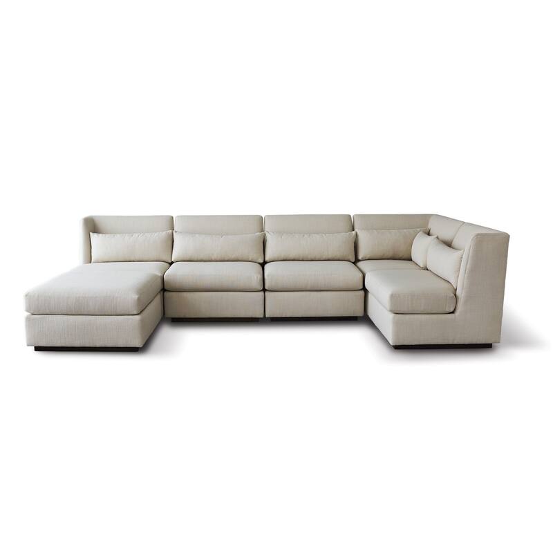 Alder Sectional Chair-Moonstone-Corner