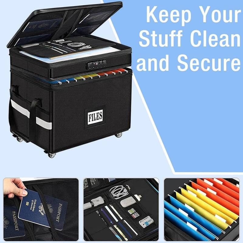 2 Layer Document Organizer with Lock