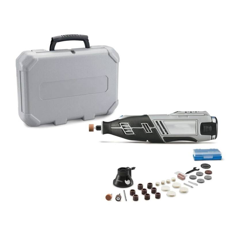 Dre 12V Max Lithium-Ion Rotary Tool Kit - Grey