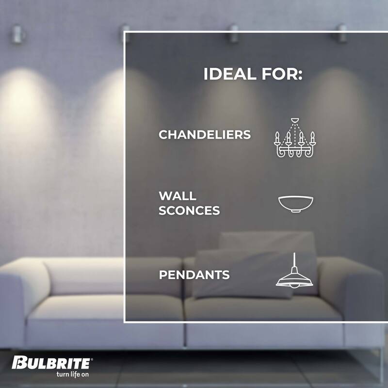 Bulbrite Pack of (5) 120V Dimmable T4 Halogen Mini Light Bulbs with Bi-Pin (G9) Base, 2900K Soft White Light