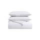 preview thumbnail 11 of 9, Tommy Bahama Basketweave Solid White Cotton Duvet Cover Set