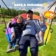 preview thumbnail 14 of 22, Trekassy 700lbs 40" Round Tree Swing with Handles for Kids 900D Oxford Waterproof 2pcs Tree Hanging Straps