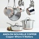 preview thumbnail 19 of 18, Anolon Nouvelle Copper Stainless Steel Cookware Set, 10-Piece