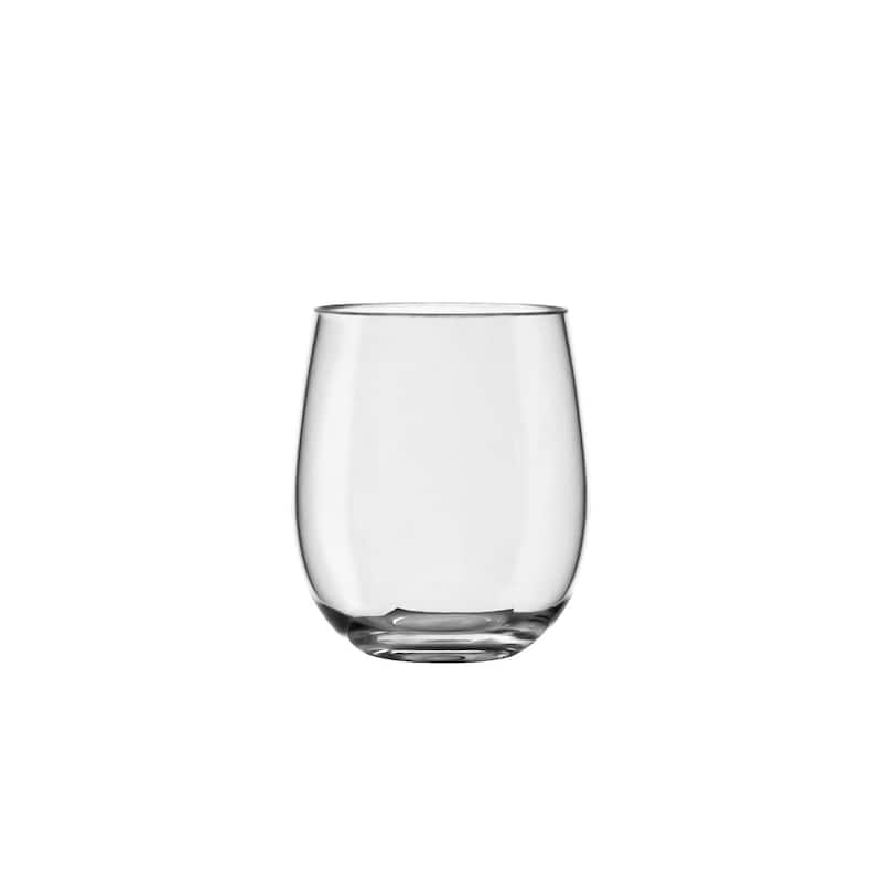 Abode Homewares Montana Acrylic Drinking Glass - Clear - 13 oz - Set of 6