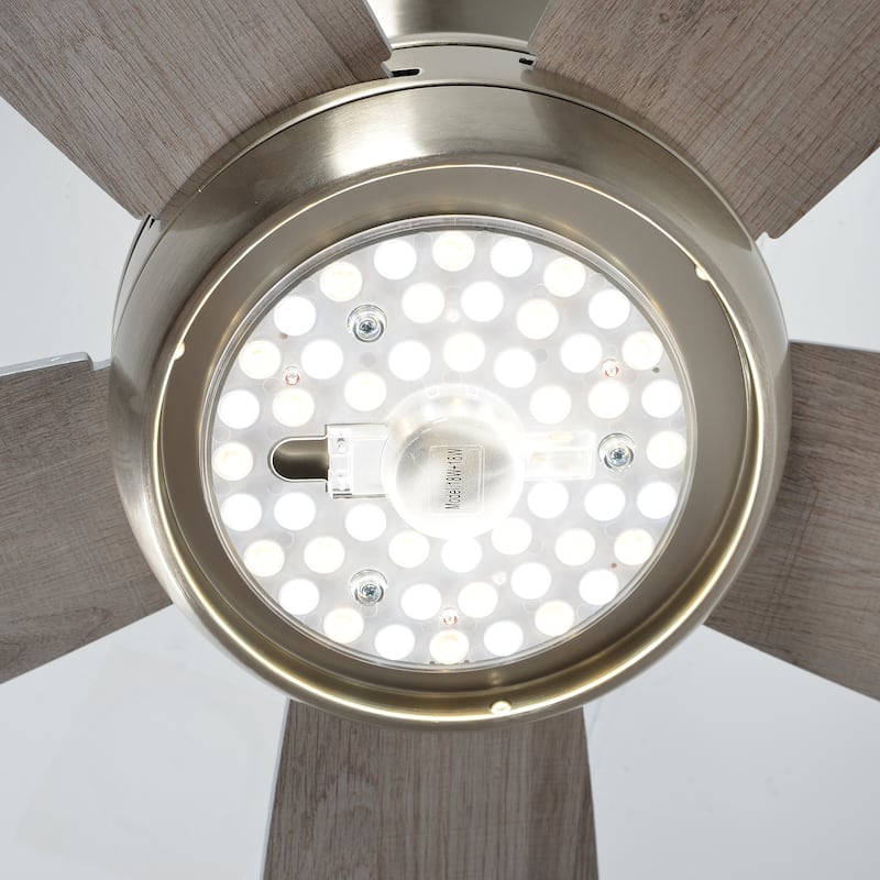 Ceiling Fan with Dimmable LED Light Remote Control