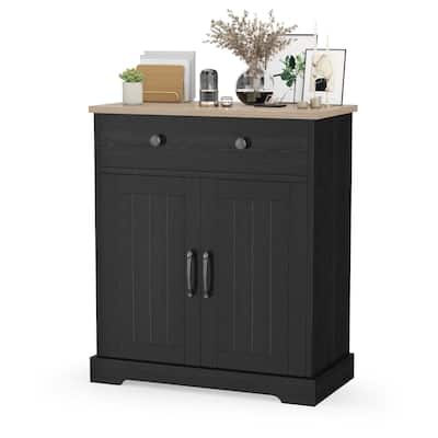 Kitchen Storage Cabinet, Modern Buffet Cabinet with Storage, Coffee Bar with 2 Drawers and 2 Doors