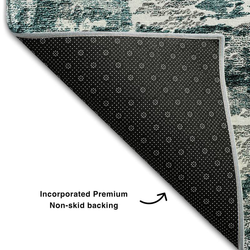 Premium Washable Super Soft Abstract Glam Mayfield Rug