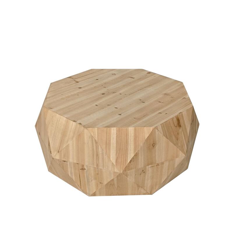 Three-dimensional Embossed Pattern Design American Retro Style Coffee Table