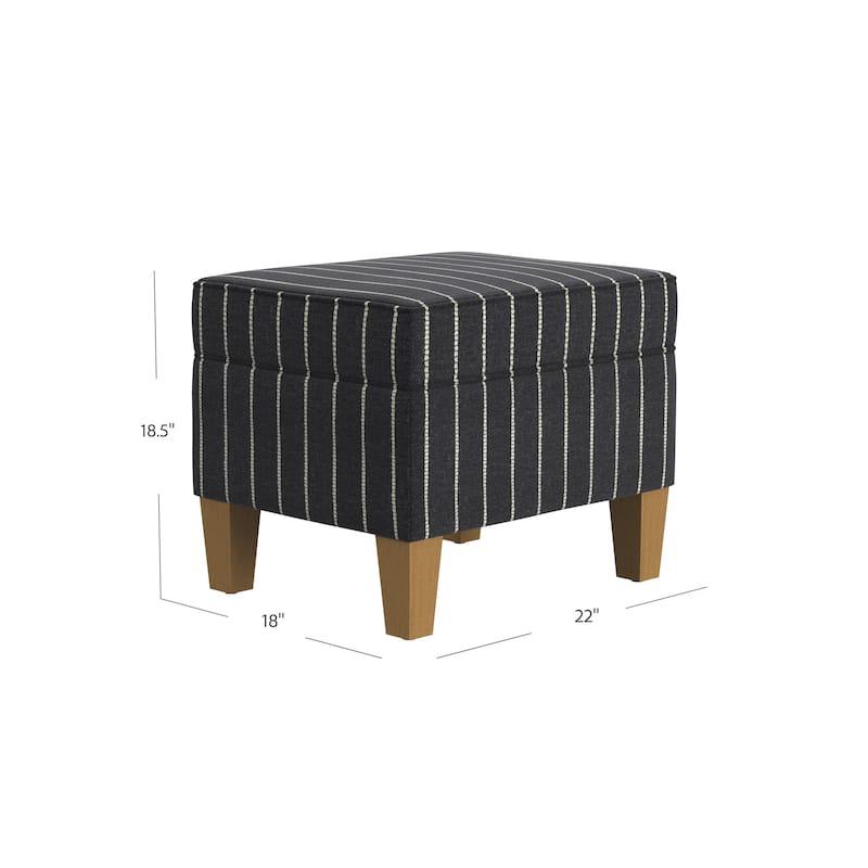 HomePop Bella Storage Ottoman