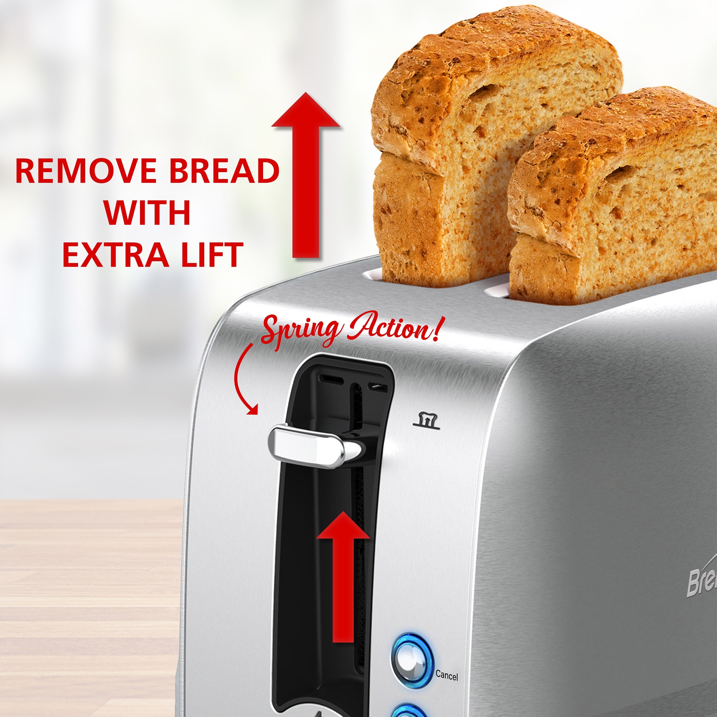 Extra Wide 2 Slot Stainless Steel Toaster - 7.5 x 7.70 - On Sale - Bed Bath  & Beyond - 35351781