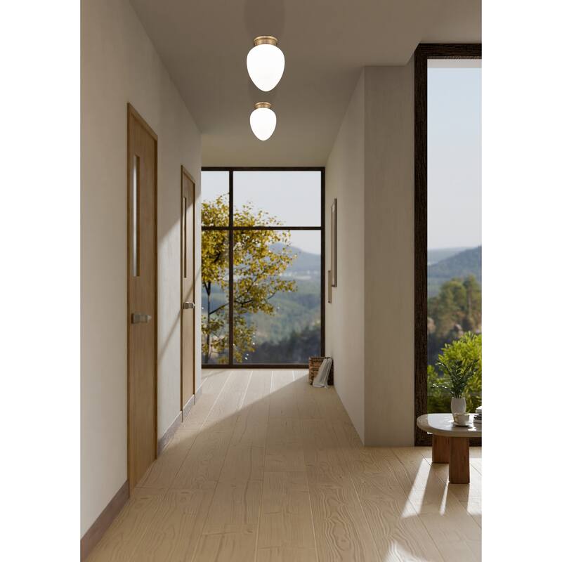 Z-Lite 1945F9 Gideon 10" Wide Flush Mount Urn Ceiling Fixture