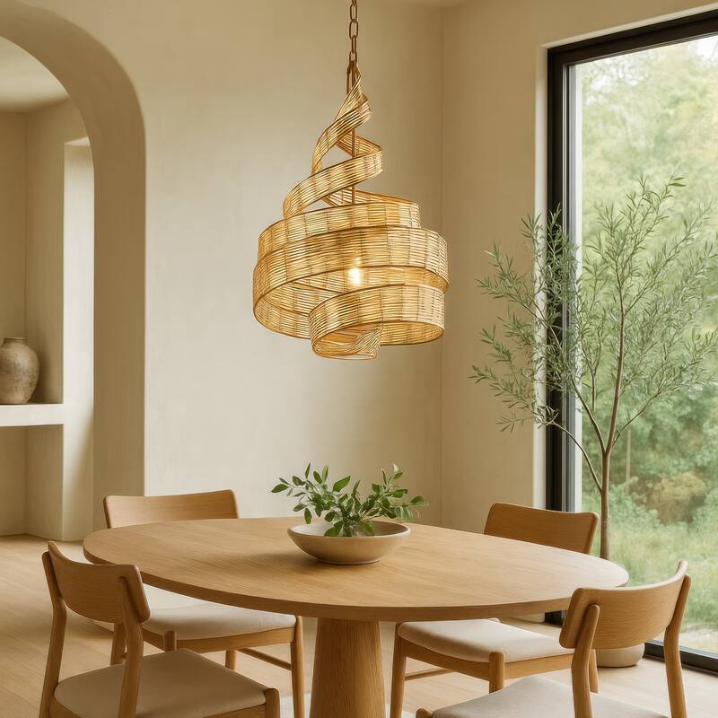 Varaluz Flow 3-Light Twist Pendant