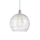 Option Brushed Satin Nickel / Clear Deco Swirl