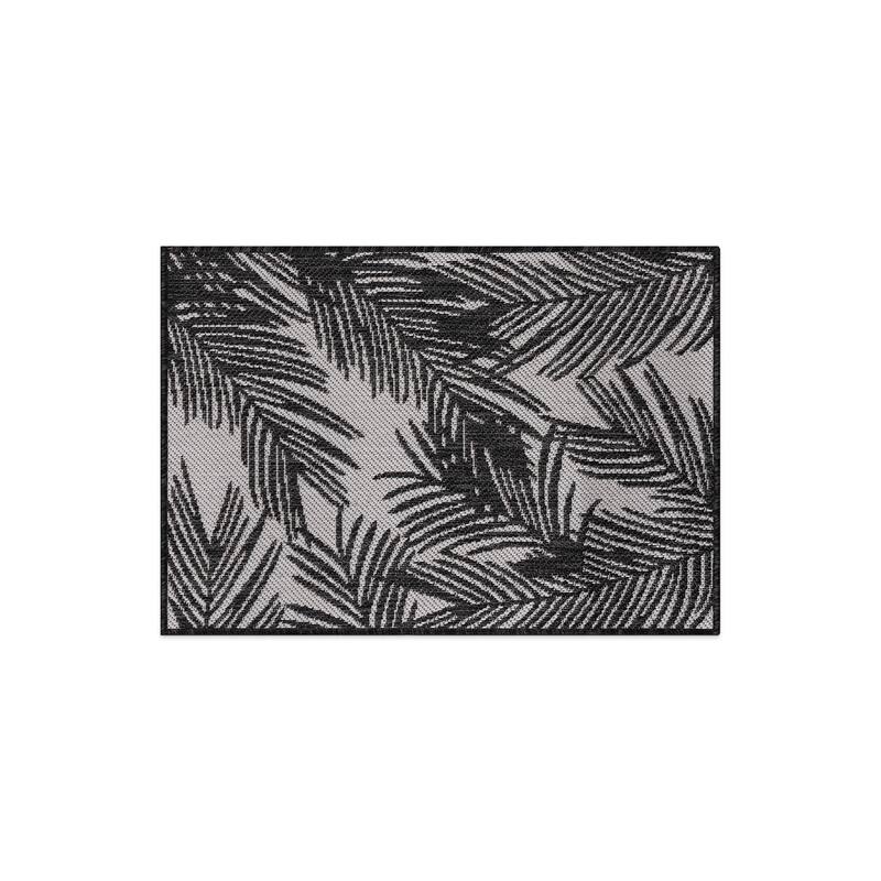 World Rug Gallery Contemporary Distressed Leaves Textured Flat Weave Indoor/Outdoor Area Rug