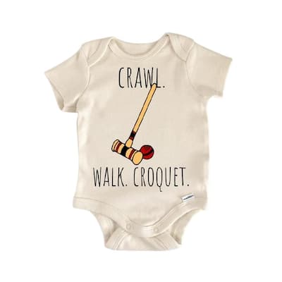 Croquet Sport - Baby Boy Girl Clothes Infant Bodysuit Funny Cute Newborn