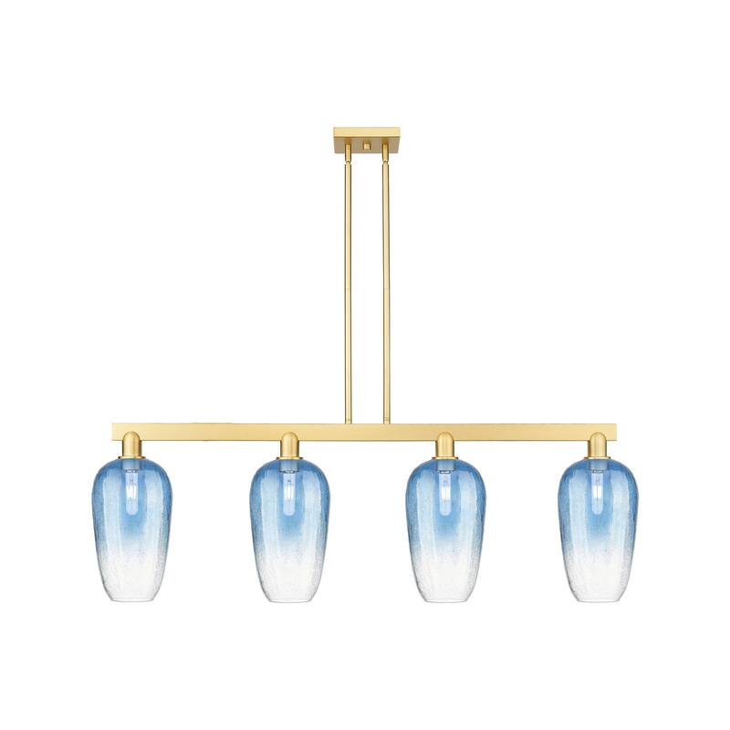 Innovations Lighting Urban Downtown - Brookhaven Flute - 4 Light 48" Stem Hung Island Light