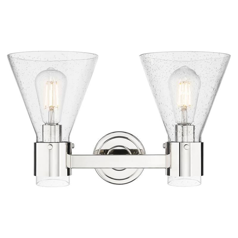 Innovations Lighting 464-2W-G464C-7SDY Lawton Cone 2 Light 16" Wide