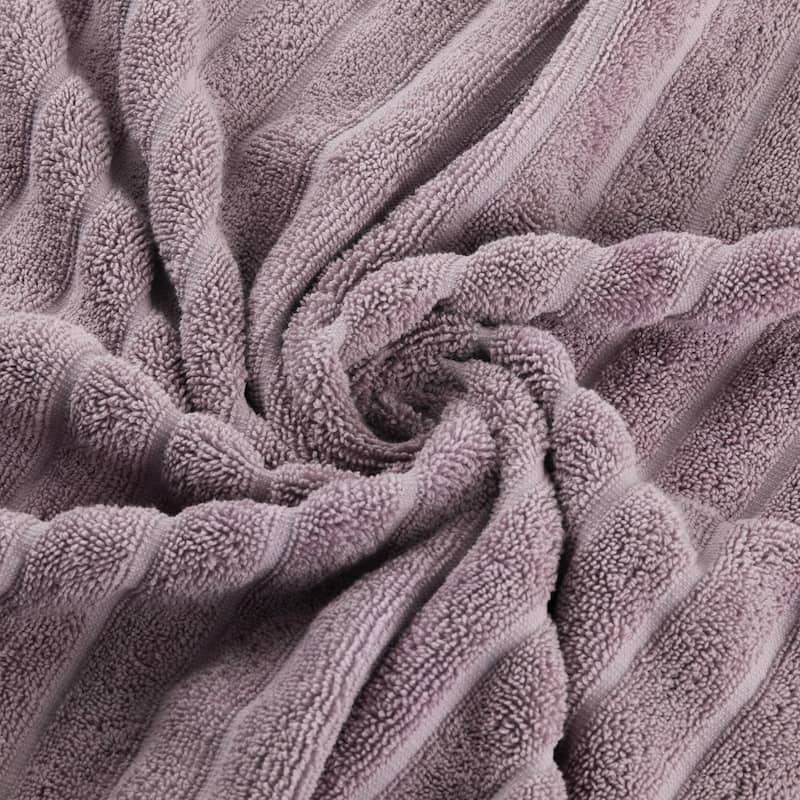 Classic Turkish Towels 100% Turkish Cotton Bath Sheets Plush Ribbed 3 Piece 40x65" - 40x65
