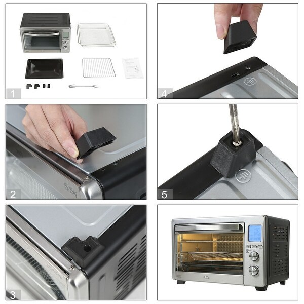 convection oven with air fryer and rotisserie