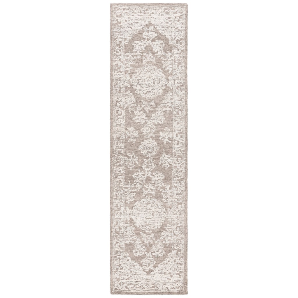 SAFAVIEH Handmade Ebony Oligerta Modern Wool Rug