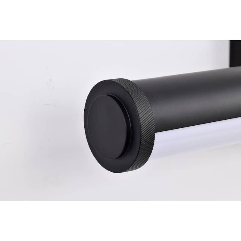 Cora 18 Inch LED Vanity 3 CCT Selectable Black Finish Acrylic Lens