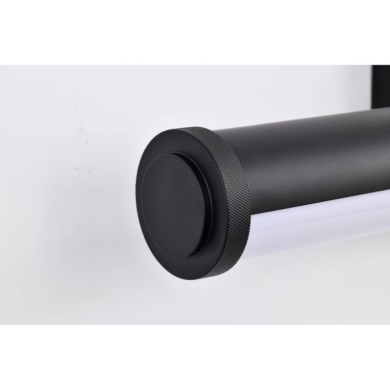 Cora 24 Inch LED Vanity 3 CCT Selectable Black Finish Acrylic Lens