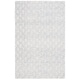preview thumbnail 4 of 11, SAFAVIEH Handmade Ebony Detine Modern Wool Rug 4' x 6' - Grey/Ivory - Rectangle
