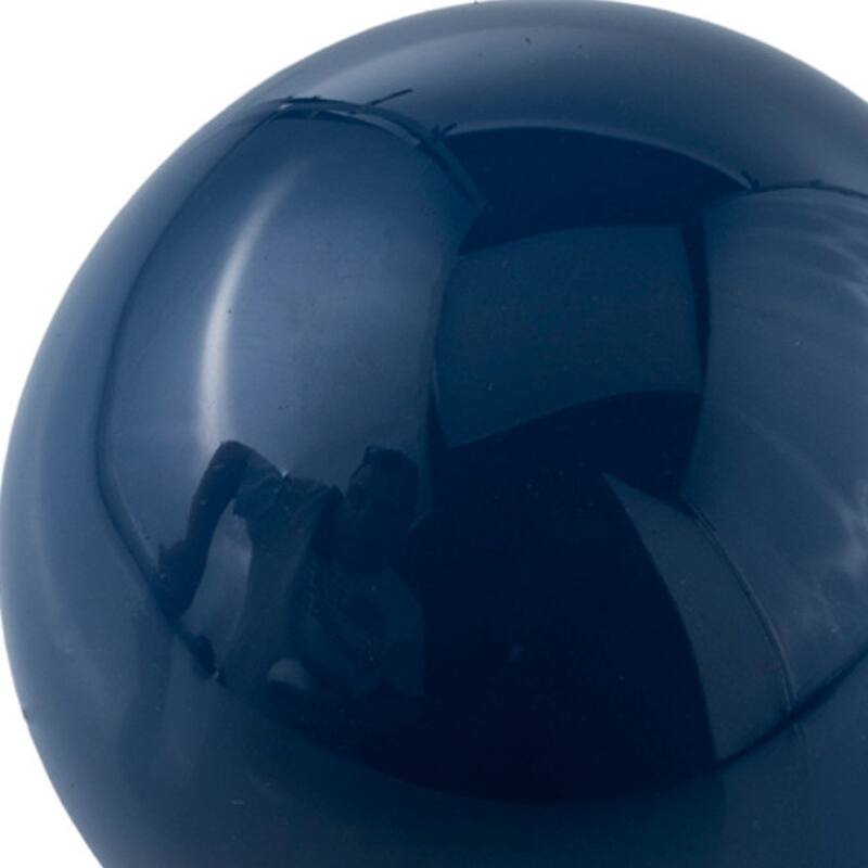 3" Black Enameled Aluminum Decorative Sphere