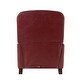 preview thumbnail 77 of 96, Gladis Modern Retro Genuine Leather Recliner with Nailhead Trim Set of 2 by HULALA HOME
