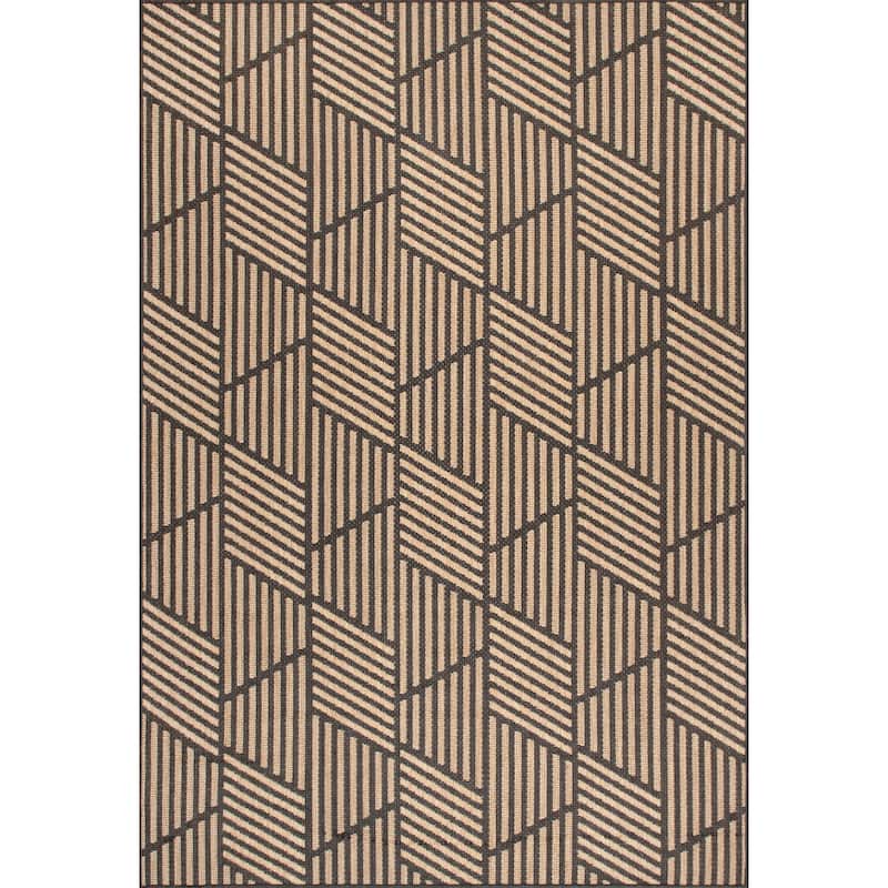 Nuloom Leona Modern Geometric Indoor/Outdoor Area Rug