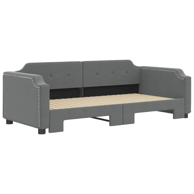 vidaXL Day Bed Upholstered Sleeper Sofa Bed for Bedroom Living Room Fabric