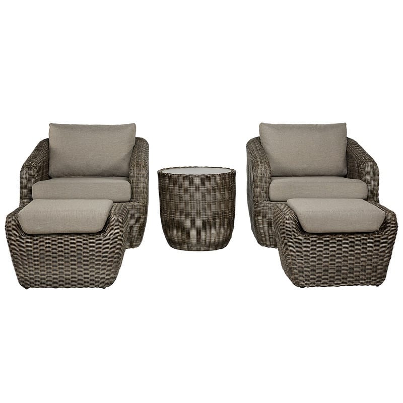 Patio Wicker Furniture Set Outdoor Rattan Bistro Set