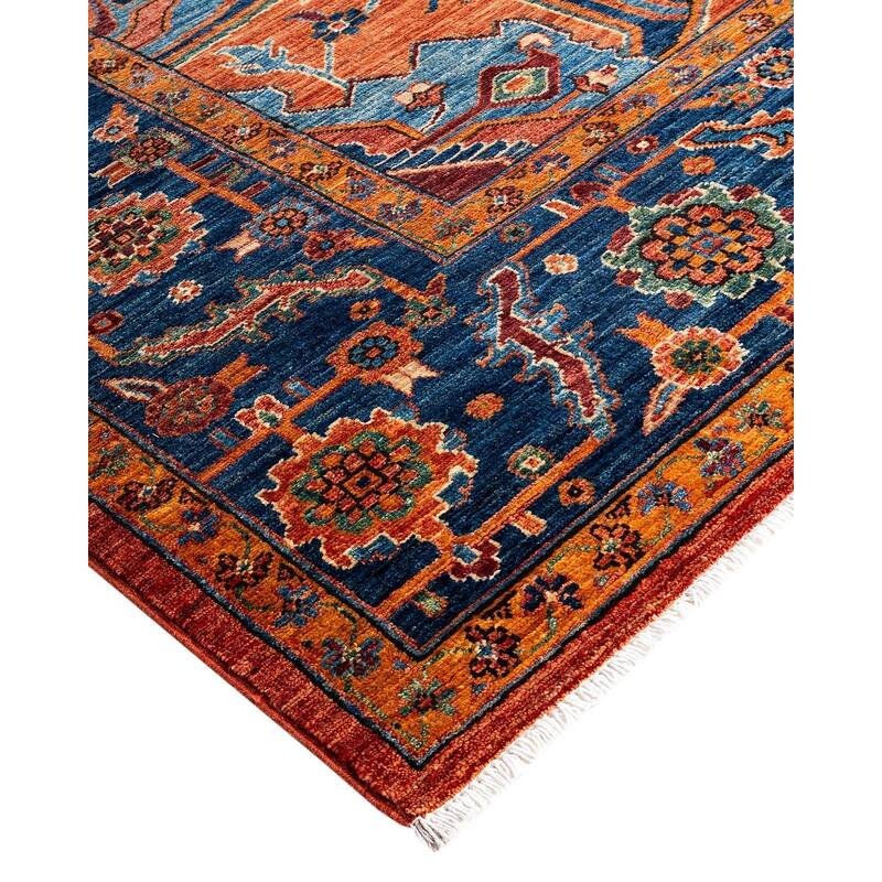Serapi One-of-a-Kind Hand-Knotted Area Rug - Orange, 8' 11" x 11' 9" - 8' 11" x 11' 9"