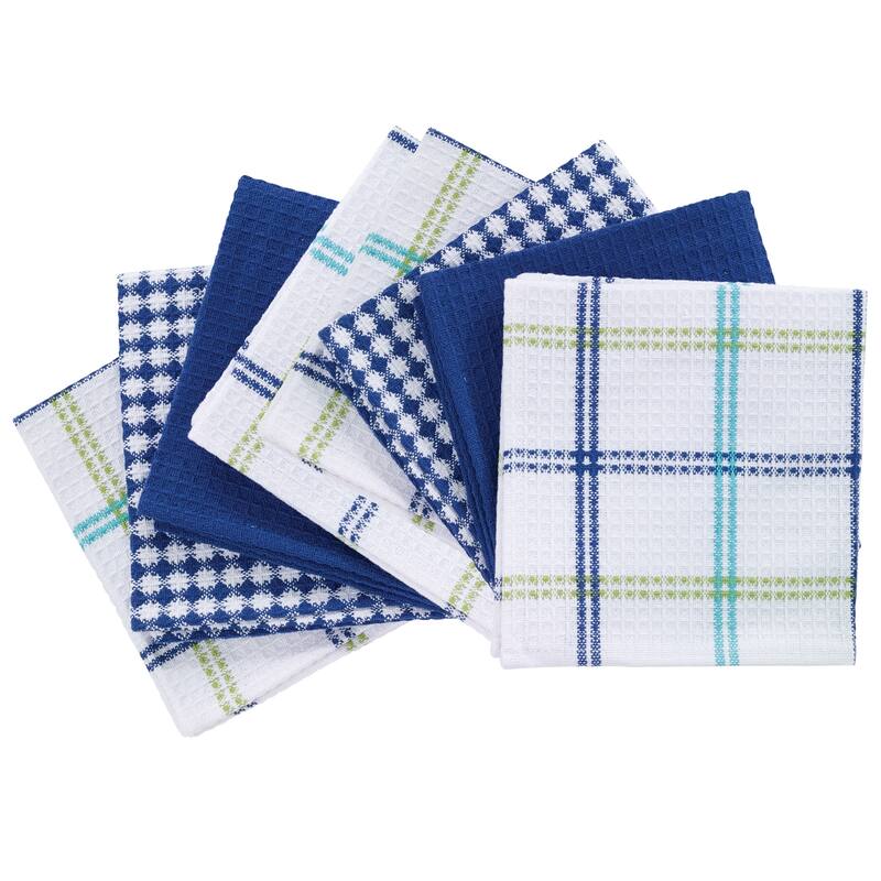 T-fal Flat Waffle Dish Cloth, (Set of 8)