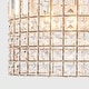 preview thumbnail 17 of 53, Vintage Glam Crystal Bird Cage Lantern Chandelier - Distressed Brass