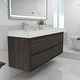 preview thumbnail 44 of 45, Morava 60" Floating Vanity with Double Sink