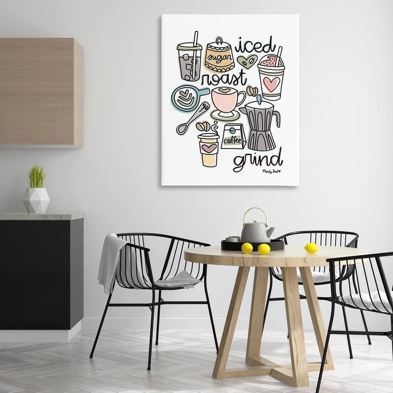 Stupell Various Coffee Types Trend Canvas Wall Art Design By Mandy Ford Art + Illustration