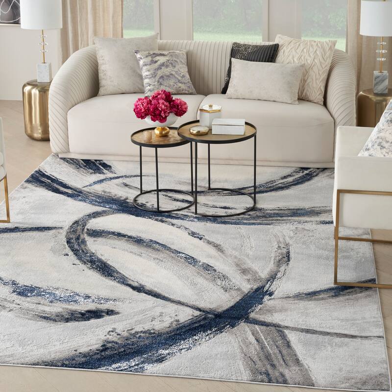 Inspire Me! Home Décor Brushstrokes Indoor only Abstract Area Rug