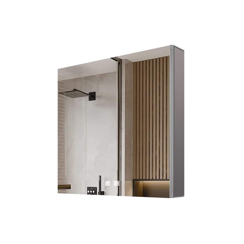 Corsica Surface-Mount LED Mirror Medicine Cabinet with Defogger