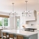 preview thumbnail 28 of 42, Casandra 5-light Drum Crystal Glass Chandelier - 18.5 inches in diameter x 16.5 inches H