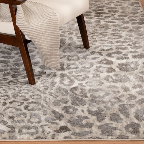 Loomaknoti Mendez Marleene Gray Area Rug