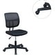 preview thumbnail 7 of 6, Home Office Chair with Cross Legged, Mesh Computer Chair with wheels, Work Chair with Breathable Material Seats - N/A