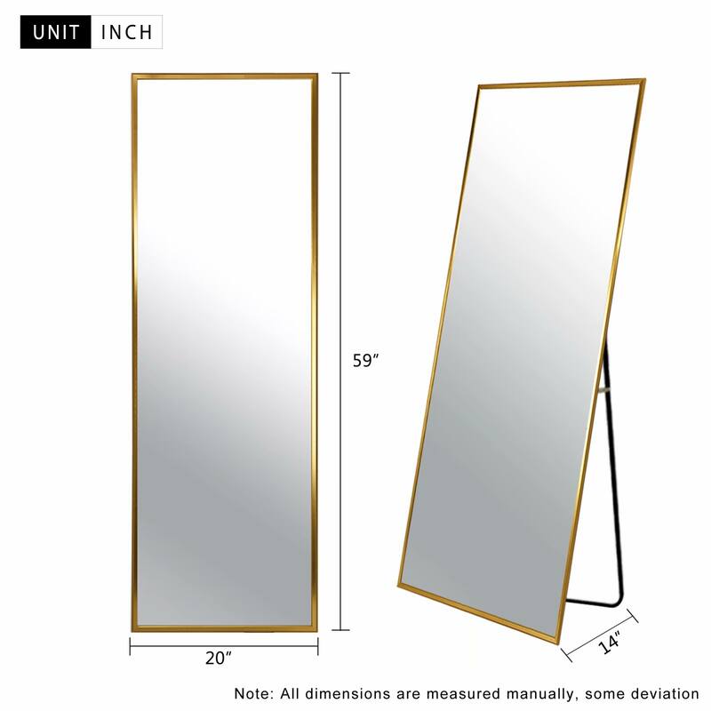 Carson Carrington Salmijarvi Wide Frame Full Length Floor Mirror