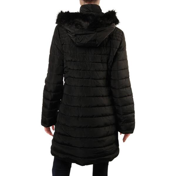 Shop Kenneth Cole New York Womens Puffer Coat Winter Cold Weather