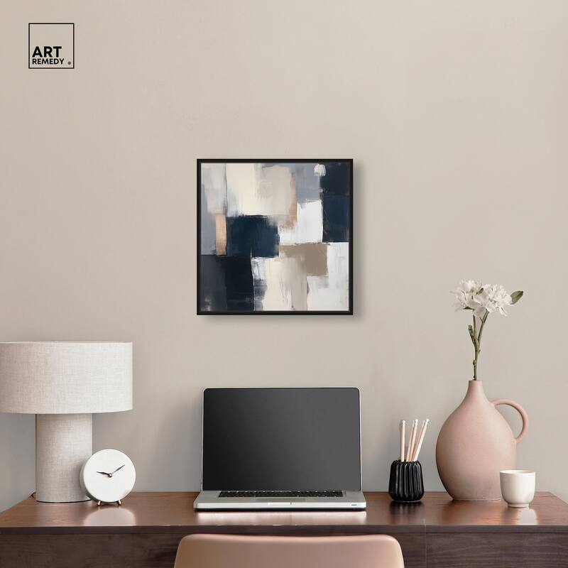 Blue Mood Depth III Canvas by Art Remedy