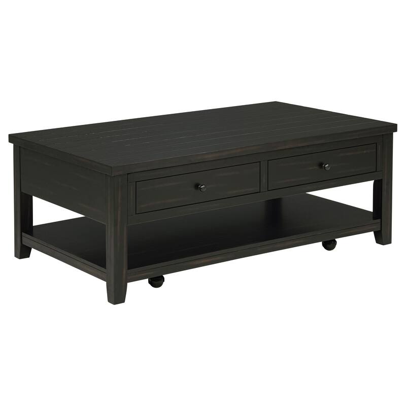Payne 48-inch Mobile Lift Top Coffee Table - 48" x 28.25" x 18.25"