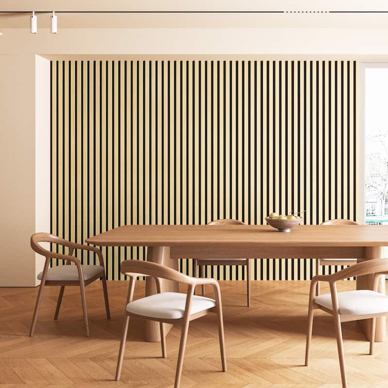 Art3d 2-Pack MDF Acoustic Grille Panels – 24"x95.7" Sound-Absorbing Wall Panels - N/A