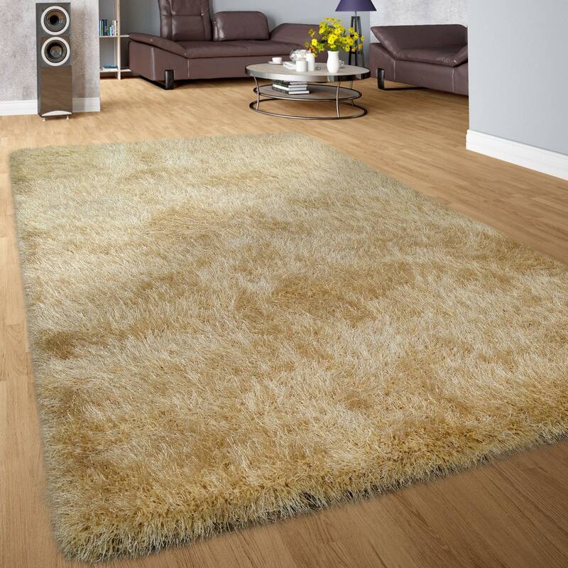 Soft Shag Rug For Bedroom & Living-Room Glossy Yarn