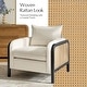 preview thumbnail 11 of 13, Abeline 32.75"W Coastal-Style Upholstered Armchair with Solid Wood Legs and Cushions Set of 2 by HULALA HOME