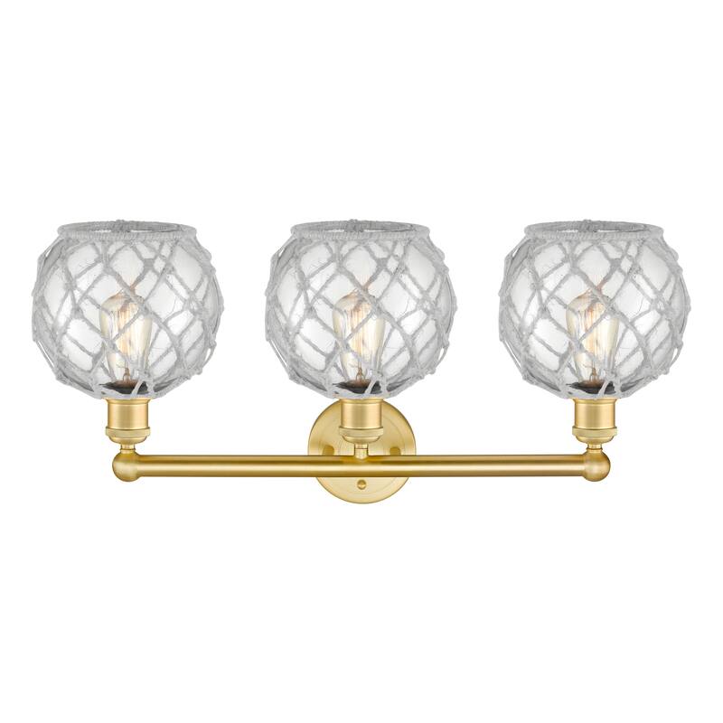 Innovations Lighting Endless Possibilities Edison - Farmhouse Rope - 3 Light 26" Bath Vanity Light